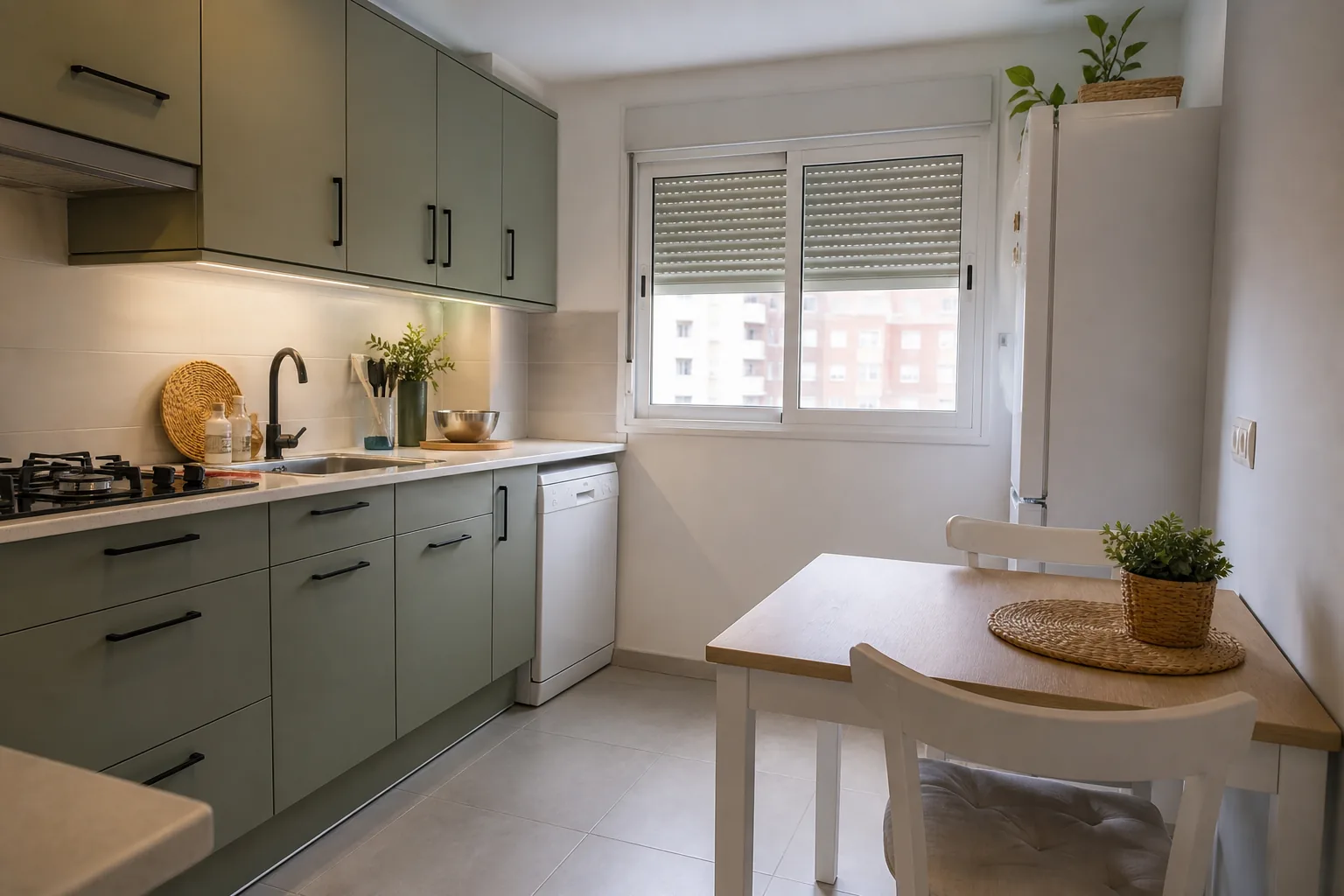 Cocina Reformada en Piso Familiar - Reformas Innova Cocina reformada en piso familiar
