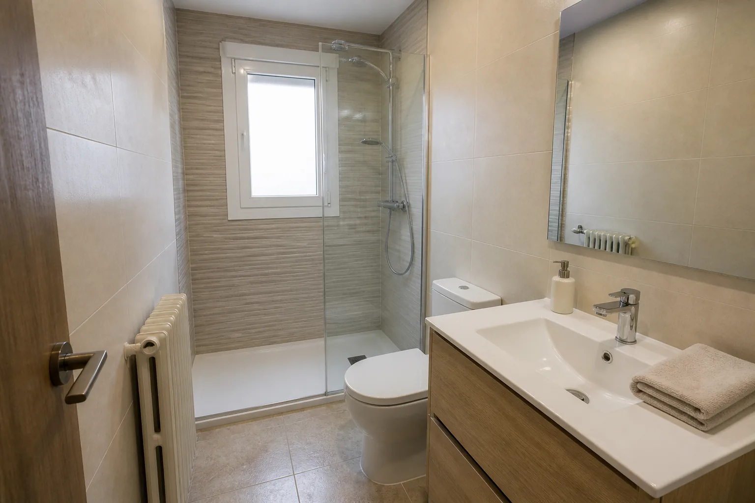 Reforma de Baño en Piso con Ducha - Reformas Innova Reforma de baño en piso con ducha
